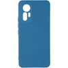 Image de Coque Pour Xiaomi 12 Lite Silicone Semi-rigide Soft-touch Fine Bleu