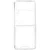 Image de Coque Pour Samsung Z Flip 3 Dos Rigide Coins Bumper Fine Légère Transparent