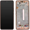 Image de Écran Complet Pour Samsung Galaxy A53 5g Avec Vitre Tactile Et Châssis Rose Champagne Samsung
