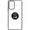 Image de Coque Pour Samsung Galaxy A23 5g / M23 5g Bi-matière Bague Métallique Support Vidéo Noir