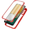 Image de Coque Intégrale Pour Galaxy A13 5g Antichoc Dos Rigide Contour En Silicone Rouge
