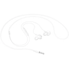 Image de Écouteurs Filaires Jack 3,5 Mm Avec Boutons Contrôles Intégrés Blanc