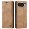 Image de Étui Portefeuille - AVIZAR - Google Pixel 10 / 10 Pro - Similicuir Premium - Marron Clair - Support Mains Libres