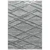 Image de Tapis design à courtes mèches rectangulaire lakka gris 80x150