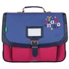 Image de Cartable Scolaire - Tanns - Olivia - 38 cm - Bleu et Rose - 100% Recyclé