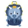 Image de Petit sac Ã  dos L'Ã©cole des Tann's Hector Dinosaure - Bleu - Bleu en occasion ou reconditionné
