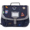 Image de Cartable scolaire - Tanns - Elliott - 35cm - Bleu marine - Garçon - A4 compatible