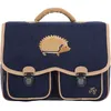 Image de Cartable - TANNS - Herisson - Bleu marine - Polyester recyclé - Maternelle