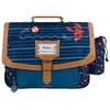 Image de Cartable - TANNS - Titouan - Bleu - 38 x 31 x 15 cm - Matière recyclée - Poche gourde amovible