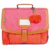 Image de Cartable - TANNS - Sidonie - 35 cm - Rose/orange - Matière recyclée (bouteilles)
