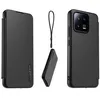 Image de Etui à rabat - Made For Xiaomi - Xiaomi 13 Pro - Cuir lisse - Noir - Dragonne amovible