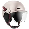 Image de Casque vélo Casr GLOW AVEC LED ET VISIERE ROSE   L