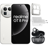 Image de Pack smartphone Realme GT8 Pro 512 Go Blanc + kit déco + chargeur + écouteurs Buds Clip REAL ME