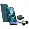 Image de Smartphone motorola moto g06 power 4256 go bleu tapestry + moto buds 2 carbon PACKMOTOG06P4BUDS2
