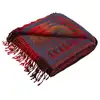 Image de Plaid en laine au motif ikat graphique khan 15130
