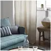 Image de Rideau en gaze de lin coton et finitions point coquillage lalita 20469