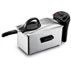 Image de Kitchencook - friteuse 3l inox semi pro - 2100w - couvercle avec fenêtre - rangement compact - pieds antidérapants