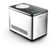 Image de Sorbetière Turbine à Glace Glida X Kitchencook 1.5L, 140W 3 Modes et Groupe Froid intégré - Inox