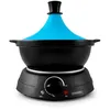 Image de Kitchencook - Tajine Électrique K-jine 3 Bleue - 300 W 3 L - Pot En Terre Cuite