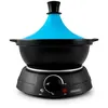 Image de Kitchencook - Tajine électrique K-jine 3 Bleue - 300 W 3 L - Pot En Terre Cuite