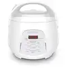 Image de Kitchencook - cuiseur à riz 2.2l - panier vapeur intégré - 400w - 4 menus de cuisson automatique - départ différé - blanc