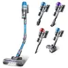 Image de Aspirateur balai sans fil tube pliable bleu et gris 450w f45p vortex