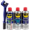 Image de Pack de 3 sprays WD40 Specialist Moto Tripack + brosse chaîne
