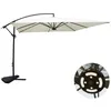 Image de SOLENZARA - Parasol LED carré déporté 3x3 écru