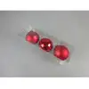 Image de 3 Boules De Noël Verre - Diam. 80 Mm