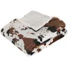 Image de Plaid Vache - 130 X 160 Cm - Blanc Et Marron