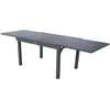 Image de Hespéride - Table de jardin extensible 10 Personnes Piazza - L. 135/270 cm - Noir graphite
