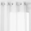 Image de Atmosphera - Voilage Georgette - 140 x 240 cm - Blanc