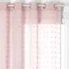 Image de Atmosphera - Voilage Lily - 140 x 240 cm - Rose