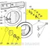 Image de Kit encastrement charnières pour lave-linge ARISTON AWM129EU - Pièce dorigine Constructeur