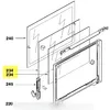 Image de VITRE INTERMEDIAIRE DE PORTE POUR FOUR FAGOR BRANDT VEDETTE SAUTER DE-DIETRICH * - 5H-860X 72X0281 5