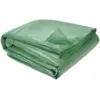 Image de Bâche de rechange pour serre de jardin tunnel 24m² 8 x 3 x 2 m anti-uv avec porte et fenêtres des andes verte