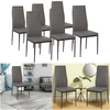 Image de Lot De 6 Chaises Romane Grises Pour Salle À Manger