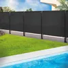 Image de IDMARKET Brise vue renforcé 18 x 10 M noir 220 gr/m² luxe PRO