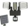 Image de Projecteur Solaire 3 Têtes 178 Led Détecteur De Mouvement