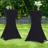 Image de IDMARKET Lot de 2 housses noires pour table haute pliante 105 CM