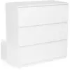 Image de Commode 3 Tiroirs Tomi 78 Cm Bois Blanc