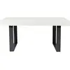 Image de Table à manger extensible rectangle phoenix 4-8 personnes bois gris 160-200 cm
