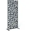Image de Panneau Décoratif Universel 150 X 50 Cm Flower Gris
