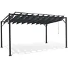 Image de Pergola Lames Orientables 3x4 M Gris Anthracite