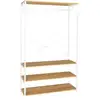 Image de Dressing large l. 100 cm detroit design industriel bois et métal blanc