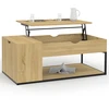Image de Table Basse Plateau Relevable Rectangulaire Detroit Avec Coffre Design Industriel