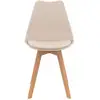 Image de Lot de 6 chaises scandinaves sara mix color gris foncé x2, terracotta x2, beige x2