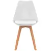 Image de Lot de 6 scandinaves sara mix color blanc, gris clair, gris foncé x2, vert x2