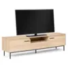 Image de Meuble tv 180 cm seattle avec rangements design industriel