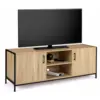 Image de Meuble Tv 140 Cm Detroit 2 Portes Design Industriel